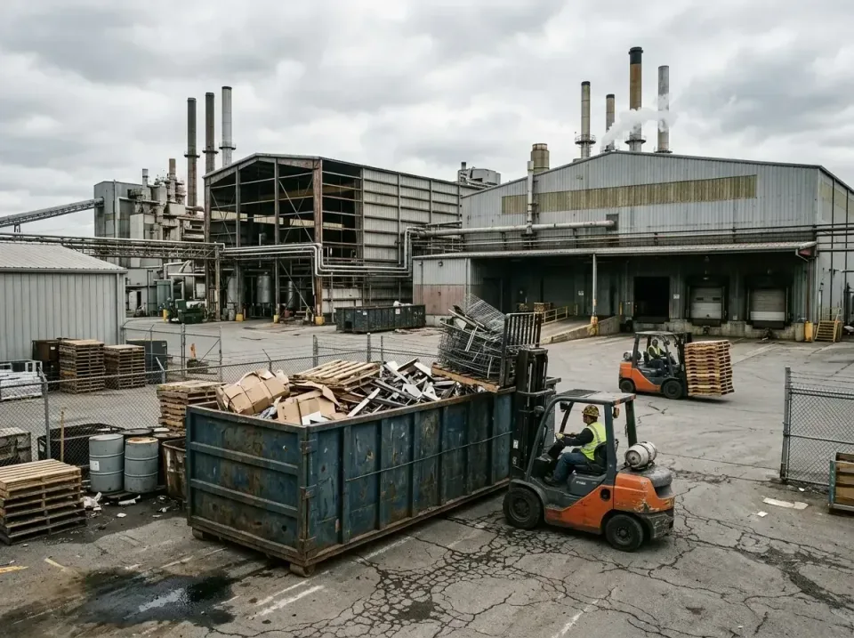 industrial-factory-scrap-conta-003 — frequently asked questions, Cheap Roll-off Dumpster Rentals in Woodhaven, MI
